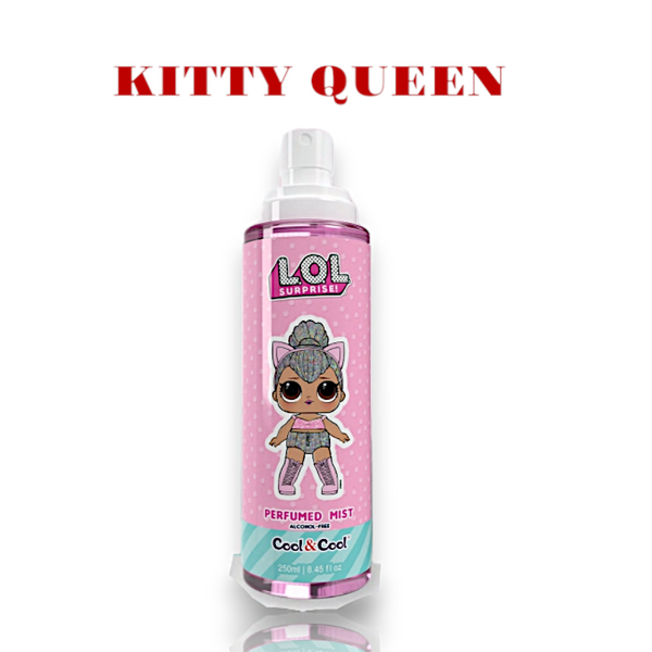 L.O.L SURPRISE PERFUMED MIST FOR KIDS, 250ML - DIVA, MC SWAG, KITTY QUEEN, NEON QT, QUEEN BEE