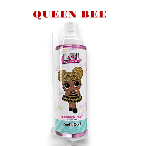 L.O.L SURPRISE PERFUMED MIST FOR KIDS, 250ML - DIVA, MC SWAG, KITTY QUEEN, NEON QT, QUEEN BEE